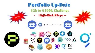#Crypto public portfolio updates:  #Efinity, #Phala, #Polkadex, #GRT lead the charts. $2k - $100k