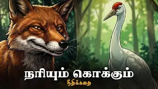 தந்திர நரியும் அறிவாளி கொக்கும் | The Fox and the Stork | Neethi Kathaigal | Tamil Fairy Tales