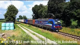 SBBCI 193 532 'Nightpiercer' komt met Mortara-Shuttle door Boisheim!
