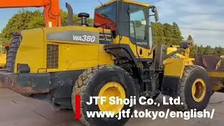 KOMATSU WA380-7 NEW ARRIVAL STOCK MACHINE from JTF SHOJI CO., LTD. JAPAN