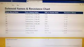 2006 LEXUS GS300 TRANSMISSION SHIFT SOLENOIDS LOCATION