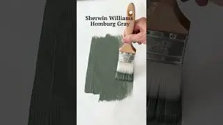 TRENDING PAINT COLOR: Looking for a great paint color? Check out SW Homburg Gray. #paint #paintcolor