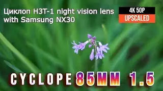 Cyclop 85mm 1.5 H3T-1 lens  - Green in the city ( Циклоп )