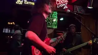 Crazy Tomes. Michael Be Holden.Bass. Tovia ' on drums ' Bradley.February 2017.