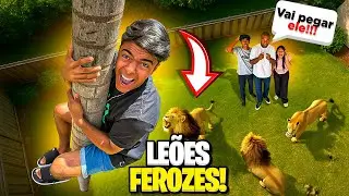 ESTEVÃO FOI PEGO POR LEÕES FEROZES! 