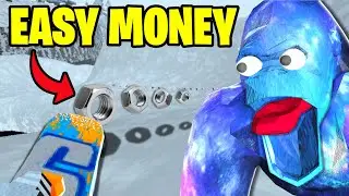 Snowboarding for INFINITE MONEY in Animal Company