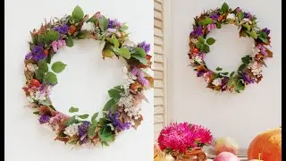DIY осенний венок быстро и дешево / autumn wreath fast and cheap