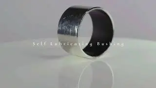 Carbon Steel Plain Bearing Bushing Oil Free PTFE Coated