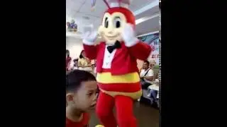 Jollibee dancing Running Man, Trumpet