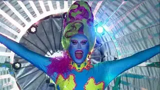 Blu Hydrangea's Entrance | Rupaul's Drag Race UK VS The World