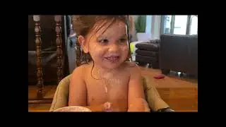 Hali Dane Gets Her 1st Face Mask | She Loves 💕 Her Yogurt!