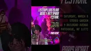 I&rsquo;ll be performing at the ListenUp! Long Island Music & Arts Festival on March 8th in Patchogue, NY
