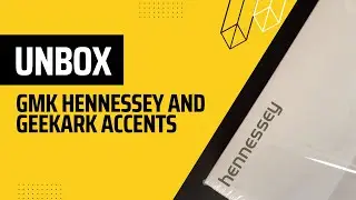 Unbox - GMK Hennessey keycaps & Geekark accents keycaps (With sound test)