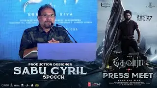 Production Designer Sabu Cyril Speech @ Devara Movie Team Press Meet | NTR | Janhvi Kapoor