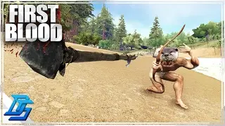 Otter Team 7 Knockout, First Kill, First Tames! - Ark Survival Evolved - Part 2 (Volcano PvP)