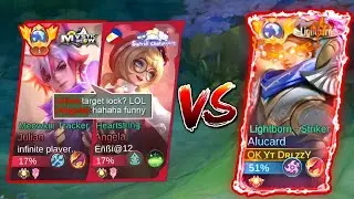 TARGET LOCK: I MEET THIS COUPLE IN SOLO  RANKED!! - Mobile legends