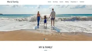 Family website design | Personal family web | Personal lifestyle web | Web design | Web Services |