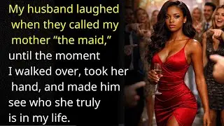 My Husband Laughed When They Called My Mom &ldquo;A Maid&rdquo;&hellip; Until I Held Her Hand.