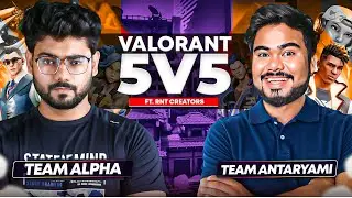 🔴50,000rs - Alpha VS Antaryami 😁 VALORANT 5V5  | RNT NIGHTS