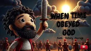 God Made the Sun Stand Still! | The Story of Joshua | Knitted Bible Studio #TheSunStoodStill