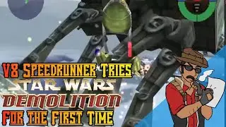 V8 Speedrunner Plays: Star Wars Demolition (For The First Time)