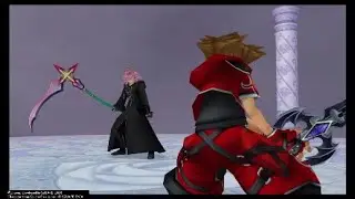 Kingdom Hearts 2 Final Mix: Valor Form Sora vs Marluxia