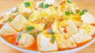家常豆腐最好吃的做法，比麻婆豆腐好吃，簡單易做，全家人都愛吃 ，Chinese   Homemade Tofu Recipe  ， 家常豆腐
