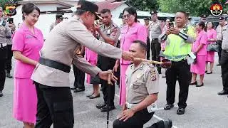 Kapolres Belu Pimpin Upacara kenaikan pangkat Perwira,Bintara da Tamtama Polri Polres Belu