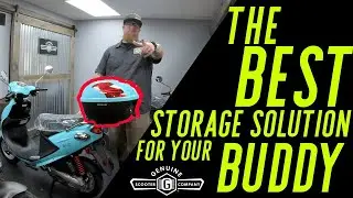 The BEST storage solution for YOUR Buddy by the Genuine Scooter company!  This K-Max topcase is RIPE