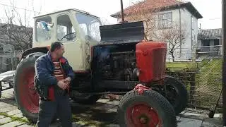Палене на ЮМЗ с пусков двигател