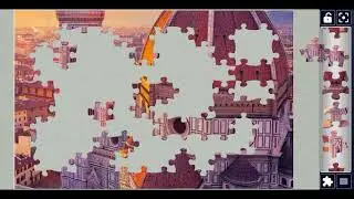 Florence Cathedral at sunset 🌇😍//#beautiful gaming puzzle 🧩@JigsawPuzzle928 