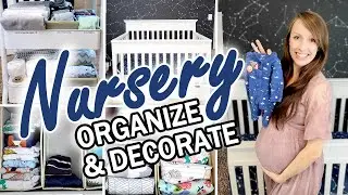 NURSERY ORGANIZATION IDEAS & HACKS! | NURSERY ORGANIZE & DECORATE | SHELBY MARYBETH