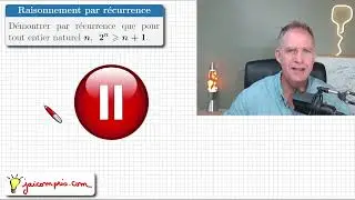 Raisonnement par récurrence ♦ Inégalité ♦ 2^n ⩾ n+1 ♦ Terminale spécialité mathématiques