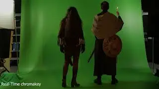 Green Screen Chromakey (real-time Ultimatte workflow)