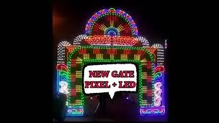 pixel and led gate light new design available stock  pappu Sound light sell and service kapka