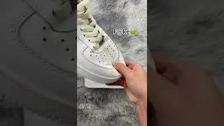 Air Force 1 White Real vs Fake difference,Have you noticed this before?