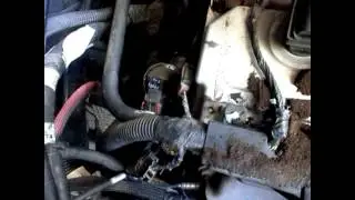 P0404 EGR valve location on a Dodge Magnum SXT.
