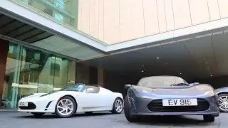 'Charged Rally 2015' Tesla Limosines - Hotel ICON