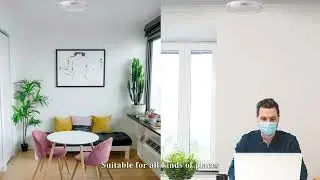LED Rotating UFO Light