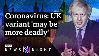 UK coronavirus variant 'may be more deadly&rsquo;: What now for the UK? - BBC Newsnight