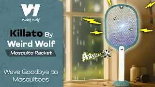 Best Mosquito Killer in India? Weird Wolf UV Racket | Rechargeable + 6-Month Warranty