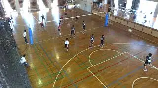 Yonabaru vs Nagamine 2018年9月23日　（1セット）第115回島尻地区中学校バレーボール強化大会　男子 20180923095855