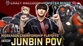 [ Junbin ] Twisted Minds vs Crazy Raccoon | OWCS Midseason Championship
