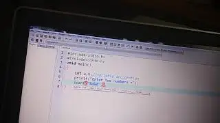 How to take input from user