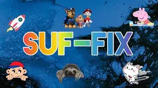 Learn Suffix with Tiger | Base words | English vocabulary for kids