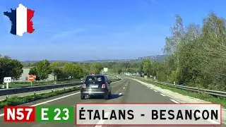 France (F): N57 Étalans - Besançon
