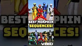 Лучшие последовательности морфинга #powerrangers #redranger #powerrangerssupermegaforce #shorts #...
