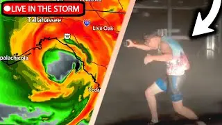 LIVE Inside Of Hurricane Debby - INTENSE EYEWALL INTERCEPT - Live Storm Chasing