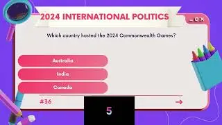 36 Ultimate Quiz on 2024 Political Shocks: Unexpected Global Power Shifts