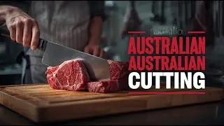 Australia Beef Cutting | Premium Beef for Steak | Professional Butchery Skill #latiao #food #asmr 